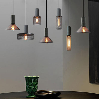 Lumio Smokey industriële pendellamp