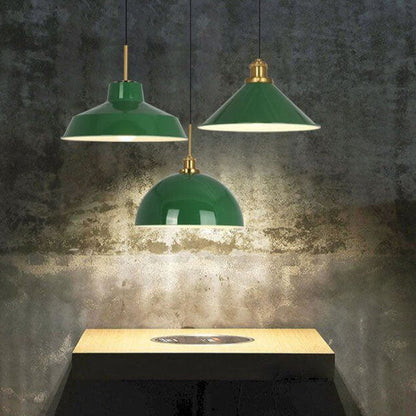 Lumio industriële groene hanglamp