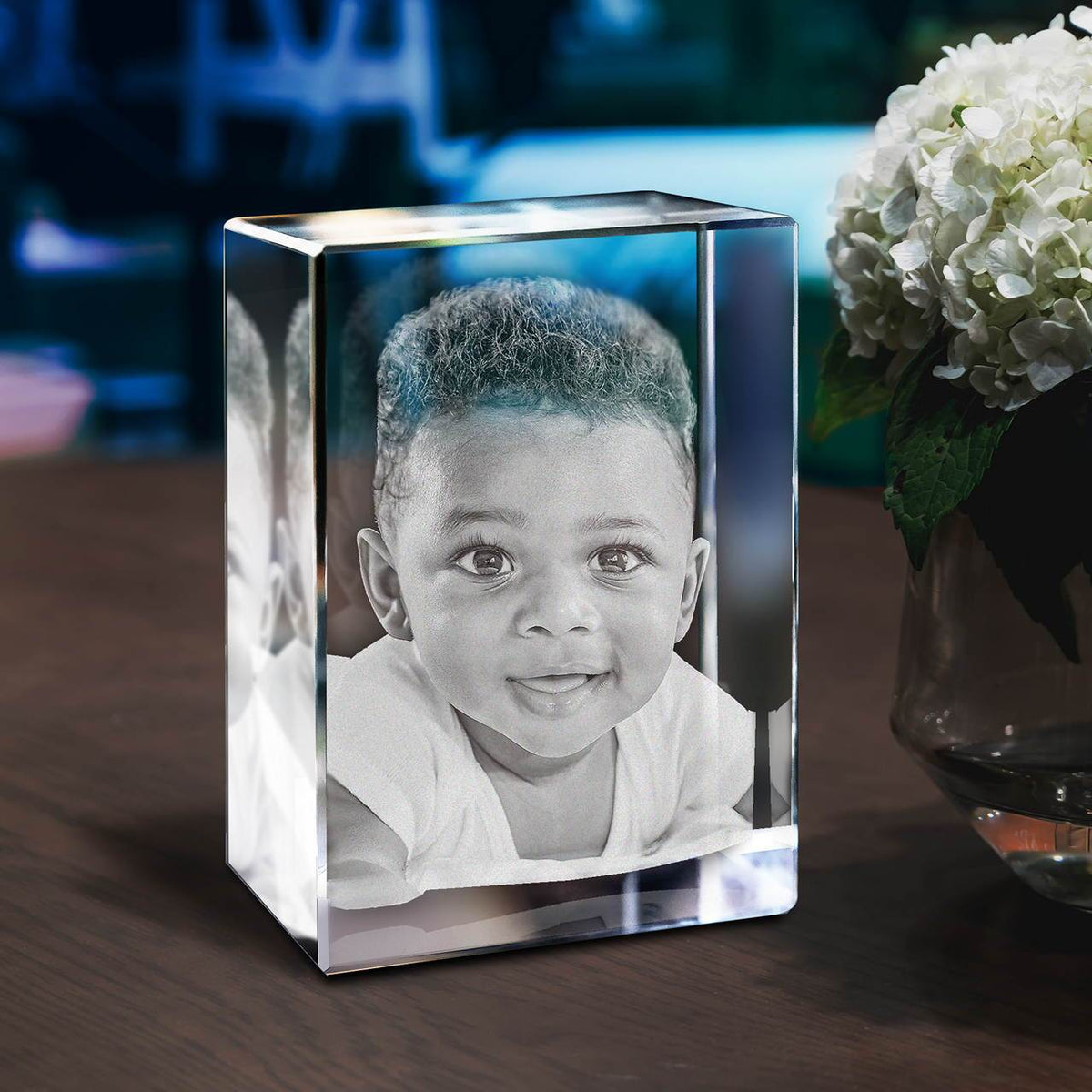 MemoryGlare gepersonaliseerd kristallen fotoblok