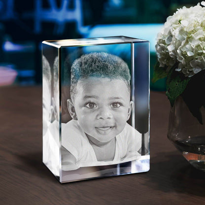MemoryGlare gepersonaliseerd kristallen fotoblok