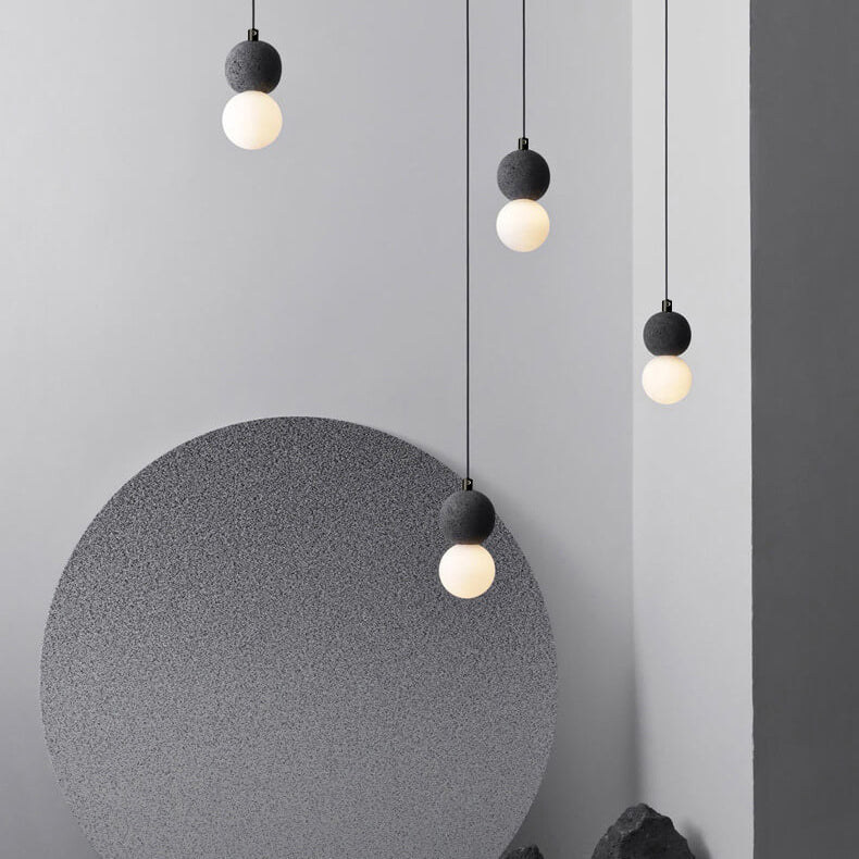 SMD Living stenen Japandi hanglamp