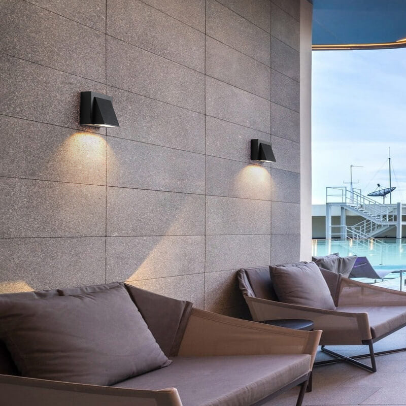 Lumio aluminium LED buitenwandlamp
