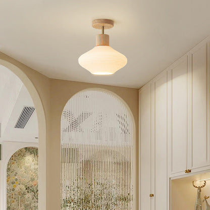 Lumio Japandi semi-flush plafondlamp