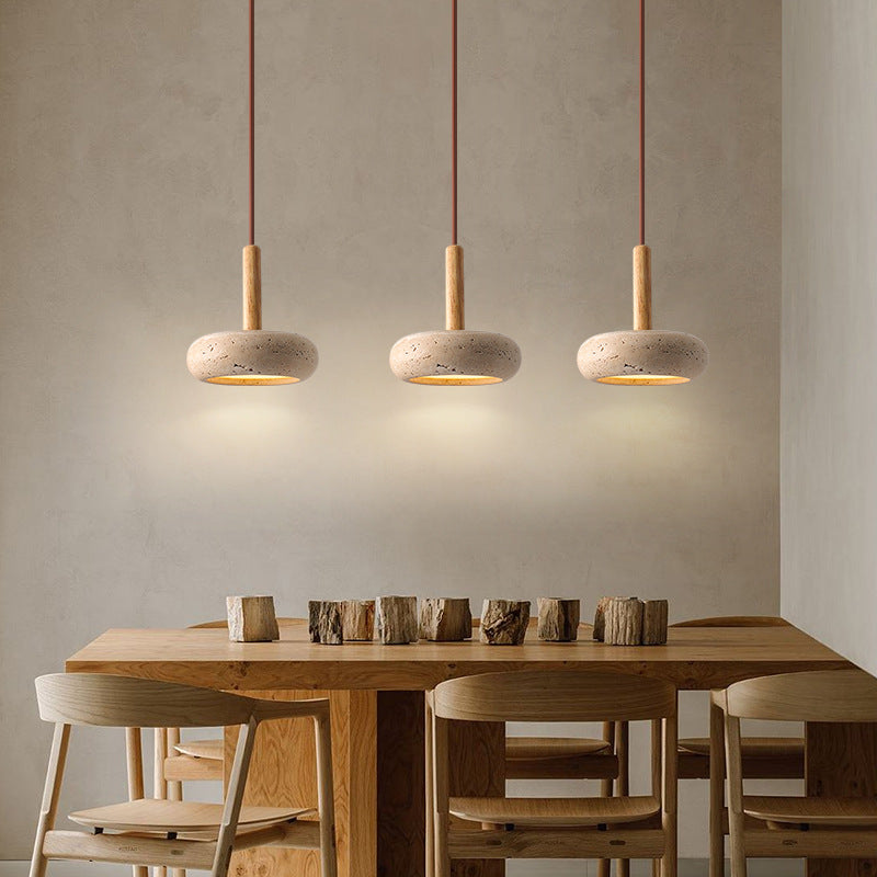 Lumio Japanse Hanglamp Travertin LED