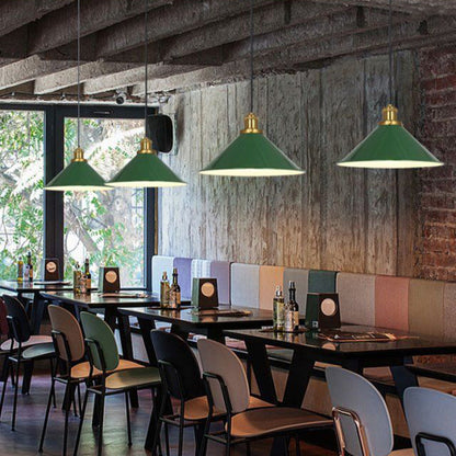 Lumio industriële groene hanglamp