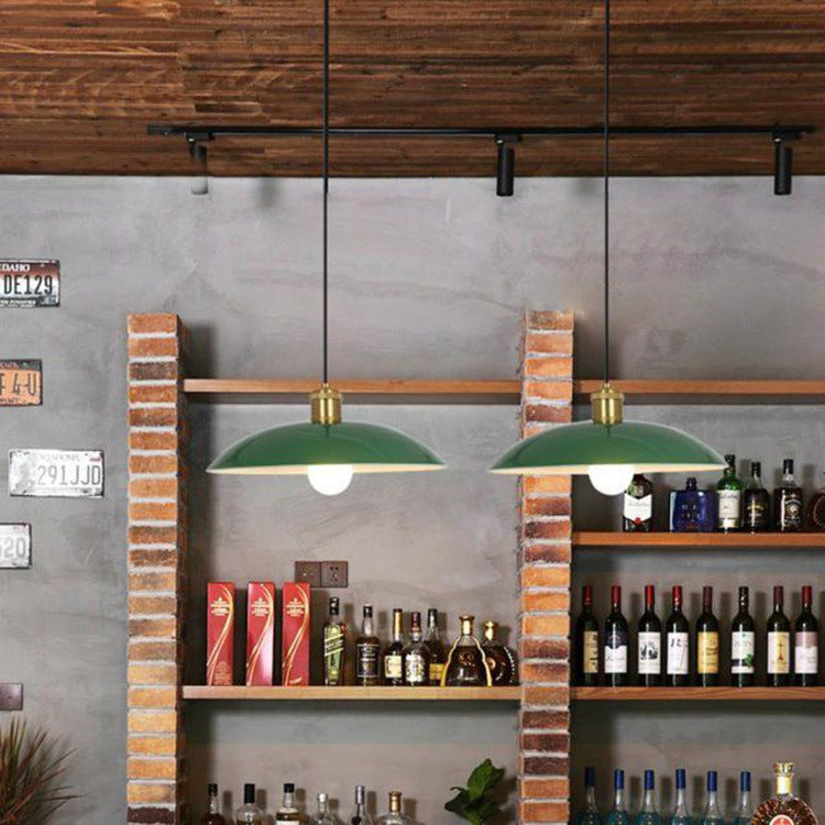 Lumio industriële groene hanglamp