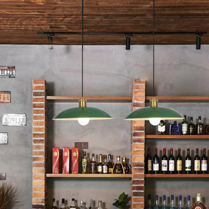 Lumio industriële groene hanglamp