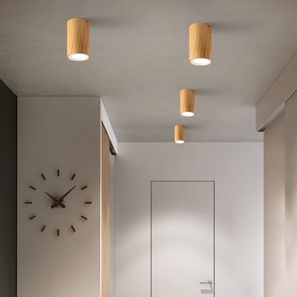 Lumio houten LED plafondlamp