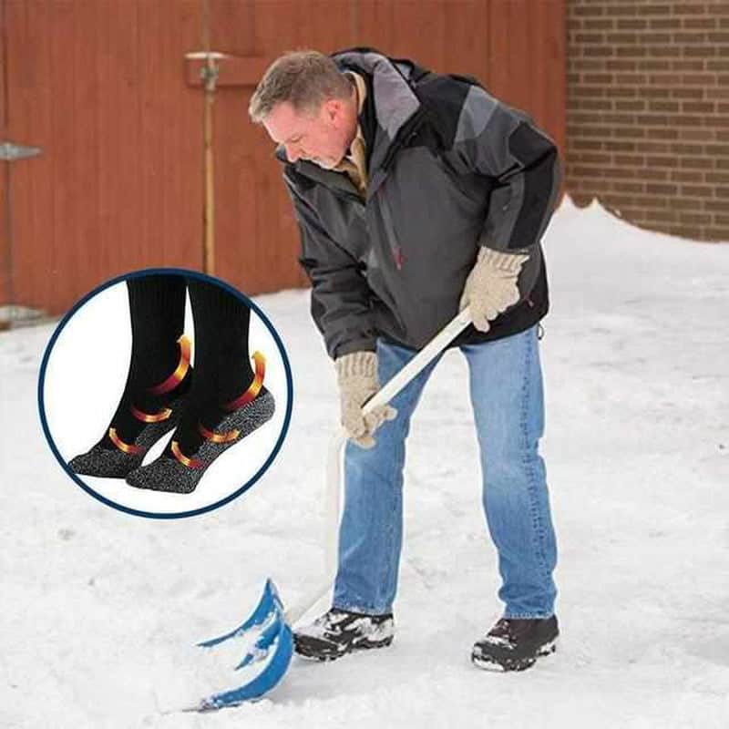 Warmly gealuminiseerde thermo wintersokken