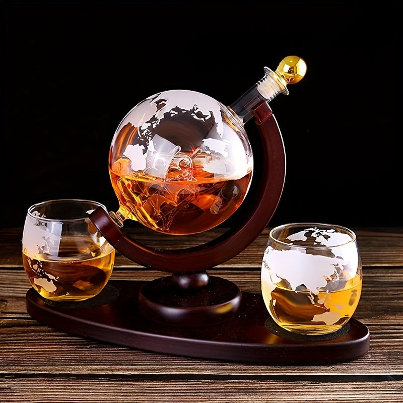 Globaris Whiskeyset globe karaf met glazen