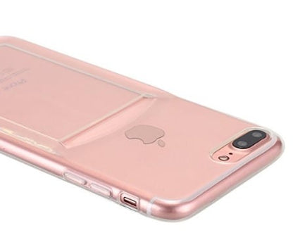 iPhone 7 Plus / 8 Plus TPU hoesje met pasjesvakje