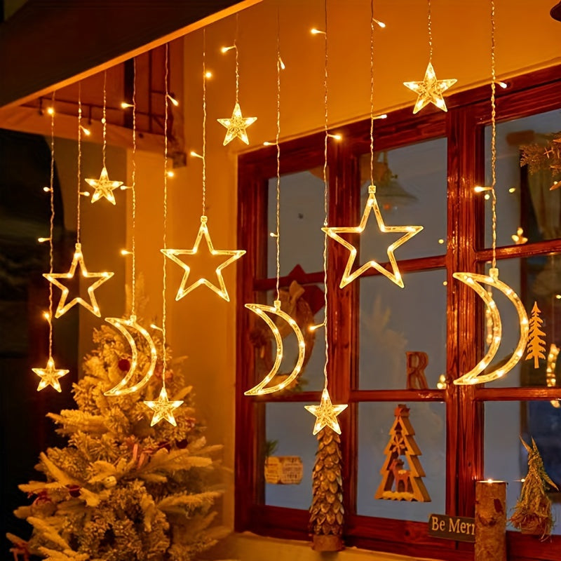 LumiGlow LED sterren- en maan lichtslinger