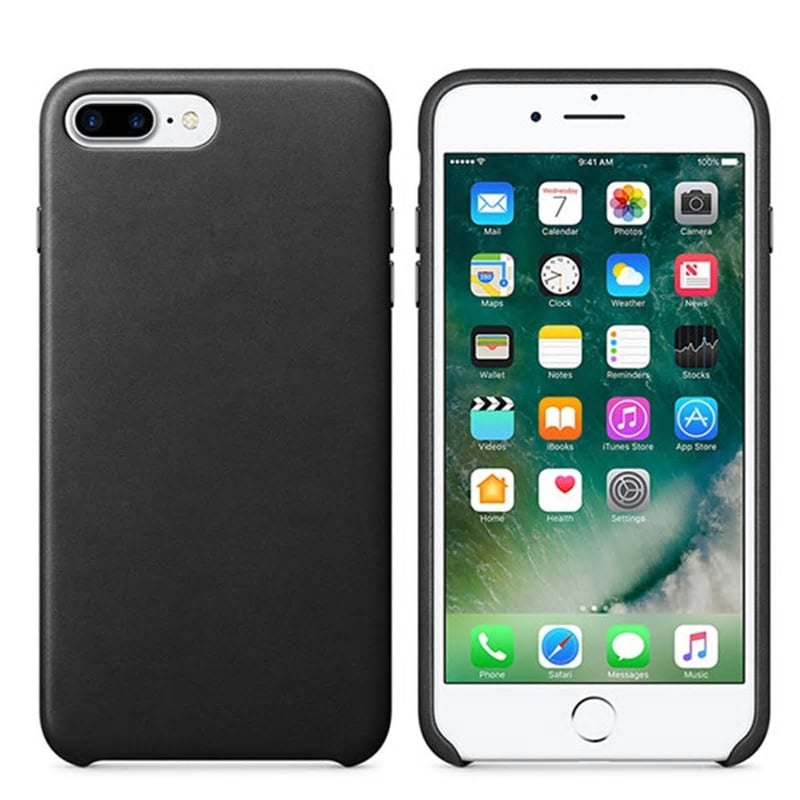 iPhone 7 Plus / 8 Plus Leren Back Cover Hoesje