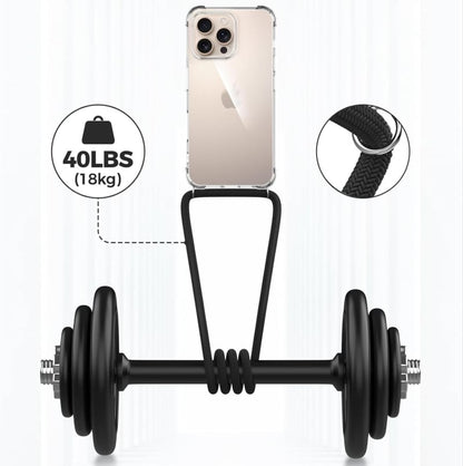 iPhone 16 Pro transparant TPU-koordhoesje