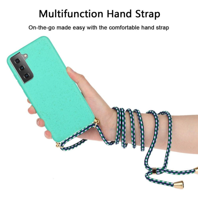 Galaxy S21 crossbody TPU hoesje met koord