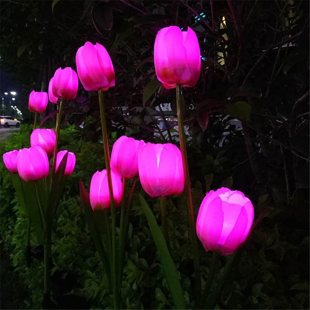 Lumio tulp solar LED tuinlamp