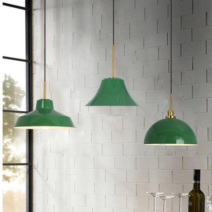 Lumio industriële groene hanglamp
