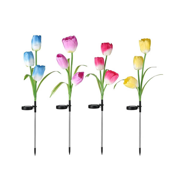 Lumio tulp solar LED tuinlamp