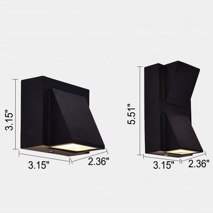 Lumio aluminium LED buitenwandlamp