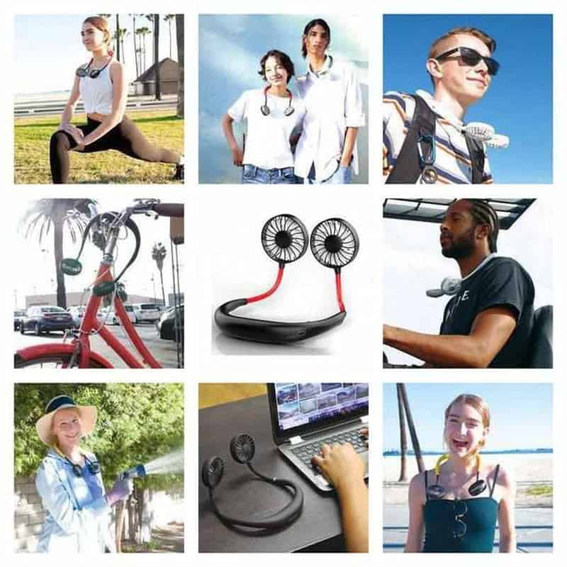 MobiFan oplaadbare mobiele nekventilator