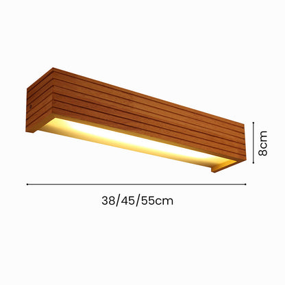 Lumio Löwe houten LED badkamer wandlamp
