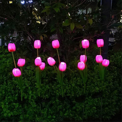 Lumio tulp solar LED tuinlamp