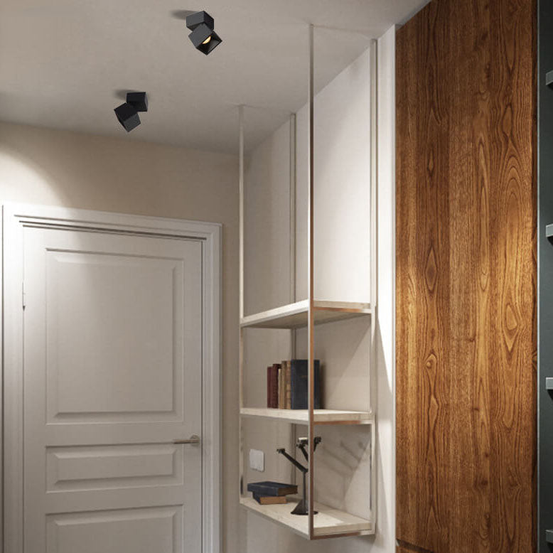 Lumio aluminium semi-flush mount plafondlamp