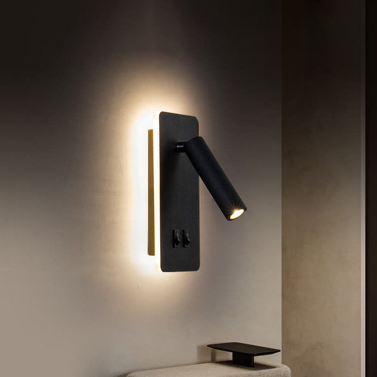 Lumio elegante ijzeren LED-wandlamp