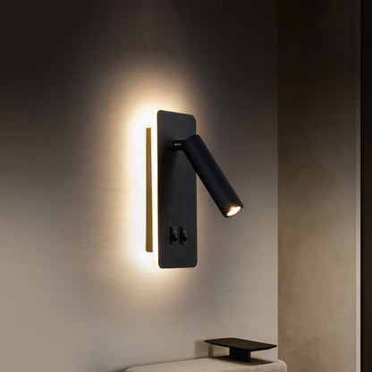 Lumio elegante ijzeren LED-wandlamp