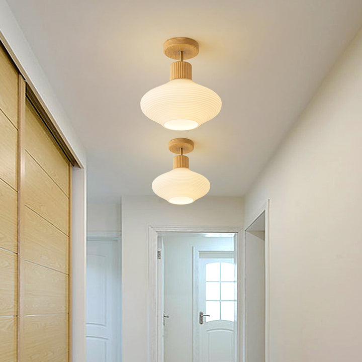 Lumio Japandi semi-flush plafondlamp