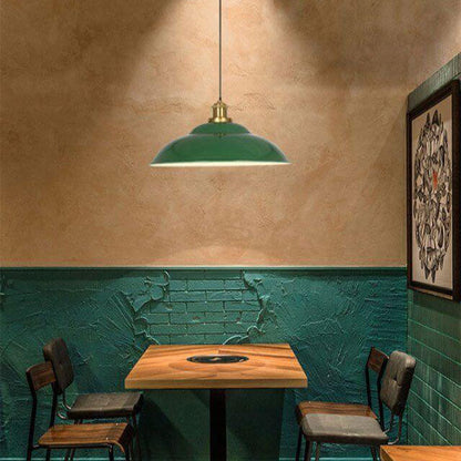 Lumio industriële groene hanglamp