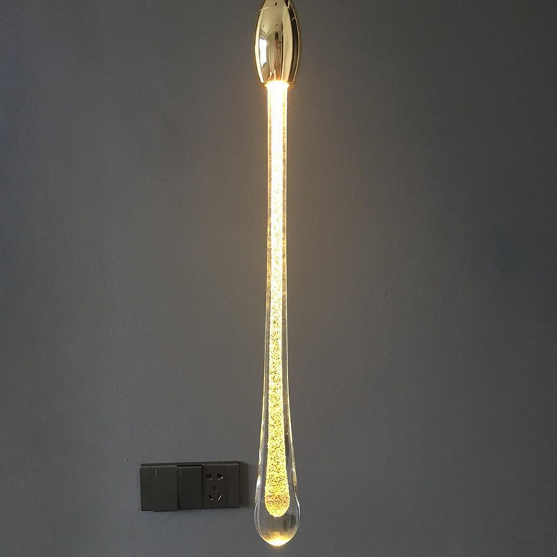 Scandinavische gouden LED hanglamp