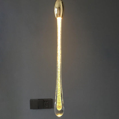 Scandinavische gouden LED hanglamp