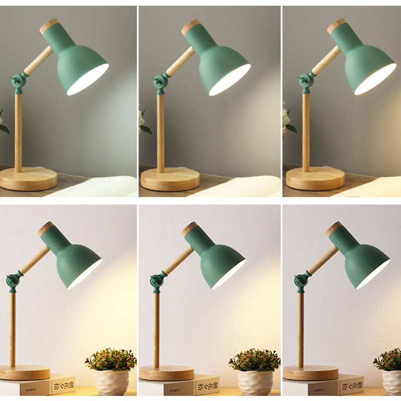 Lumio Scandinavische houten tafellamp