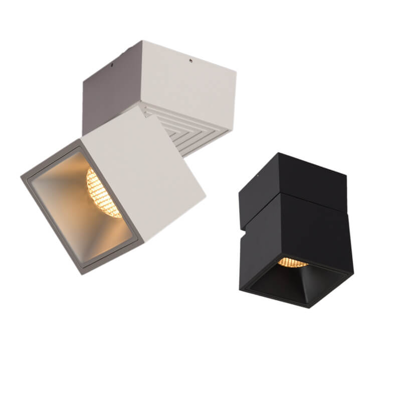Lumio aluminium semi-flush mount plafondlamp