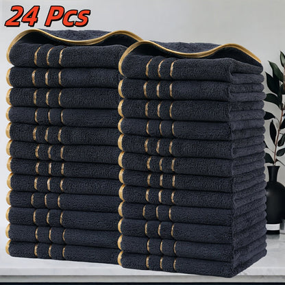 GoldStripe microvezel handdoekenset