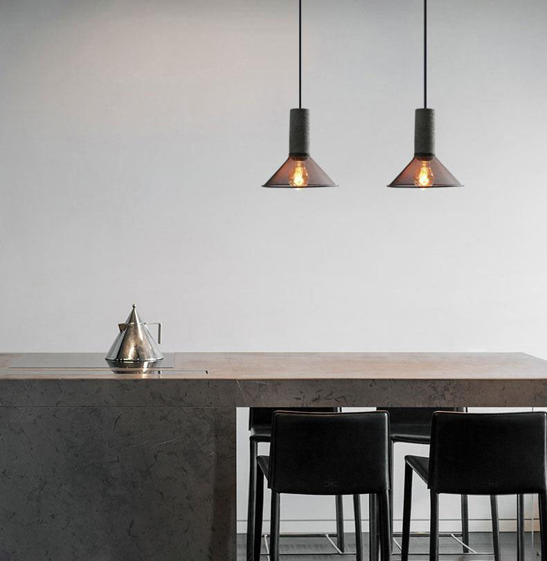 Lumio Smokey industriële pendellamp