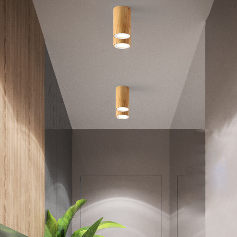 Lumio houten LED plafondlamp