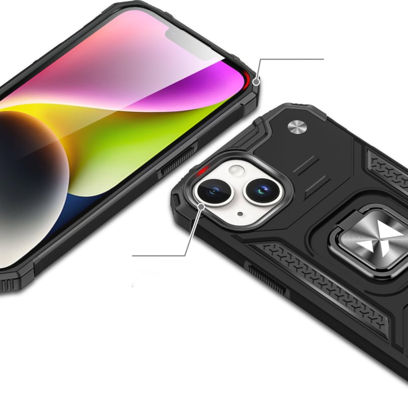 Wozinsky Ring Armor iPhone 15 hoesje