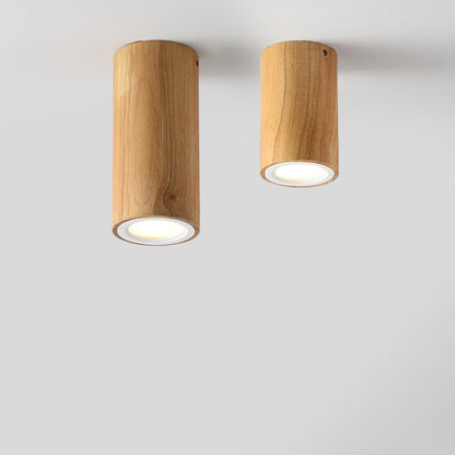 Lumio houten LED plafondlamp