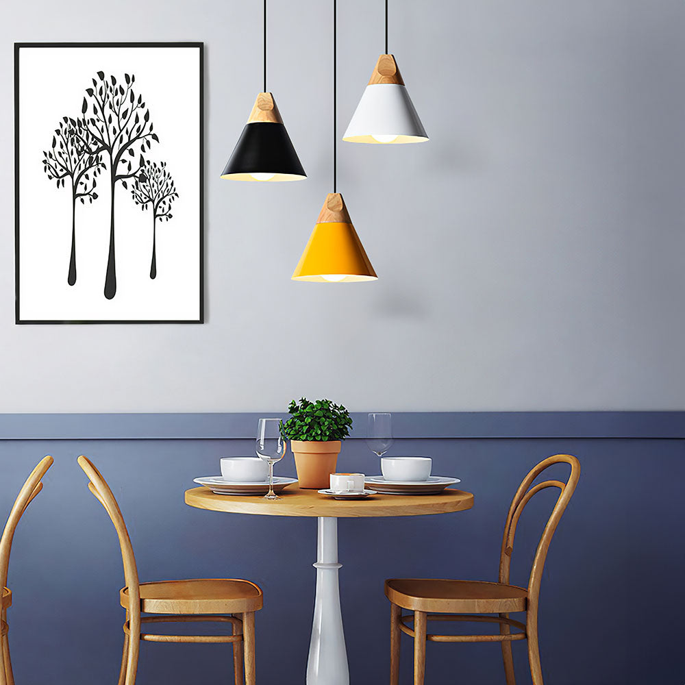 Navelle Scandinavische houten hanglamp