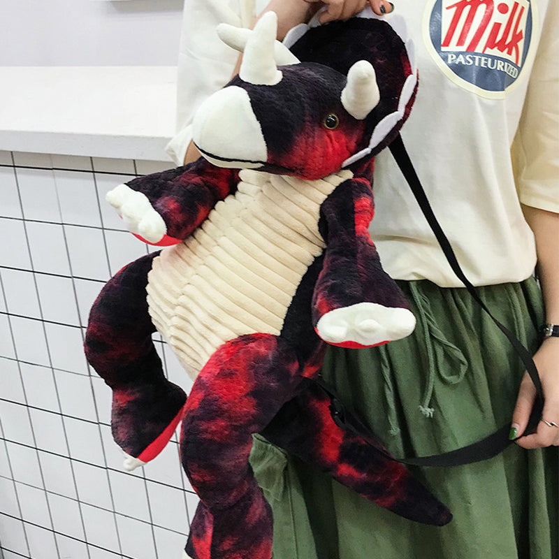 DazzleDino pluche dinosaurus rugzak