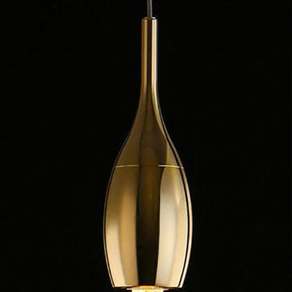 Scandinavische gouden LED hanglamp