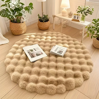 Cloud Comfort rond bubble vloerkleed