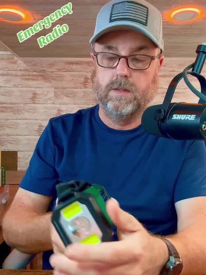 SurvivorPower multifunctionele noodradio