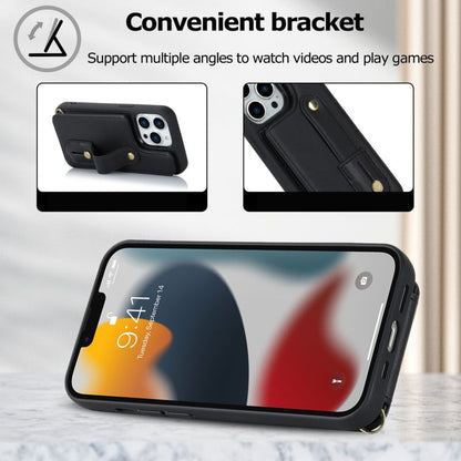 iPhone 16 Pro Max hoesje met pasjeshouder en draagkoord