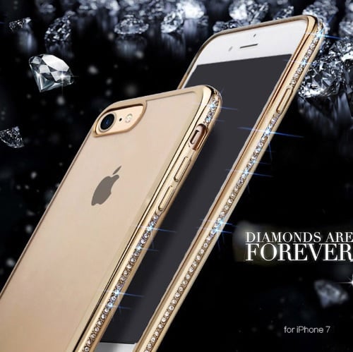 Bling strass-steentjes hoesje voor iPhone 7 / 8 / SE 2020
