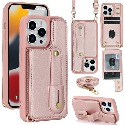 iPhone 16 Pro Max Hoesje met Pasjeshouder en Draagkoord
