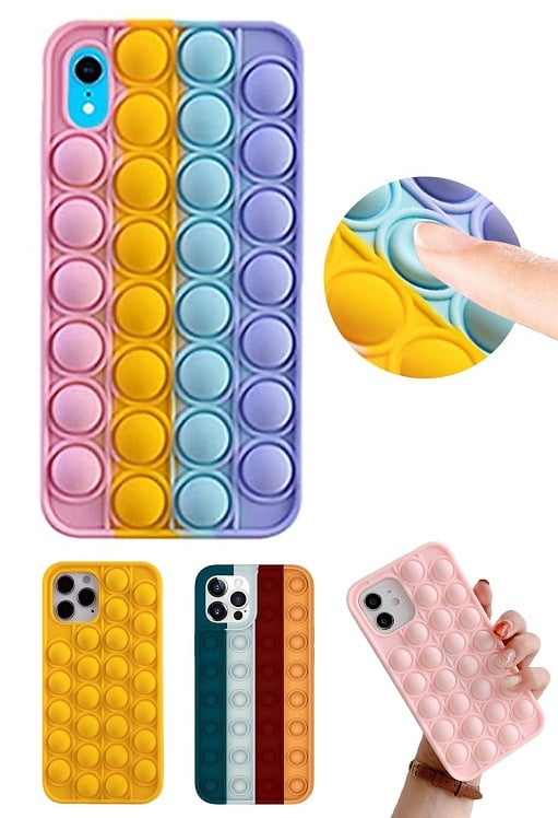 Pop It Fidget Toy Hoesje voor iPhone Xr