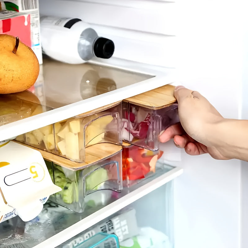 Bamboe snijplank met opbergvakken